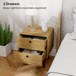 Bedside table with 2 drawers – image 4