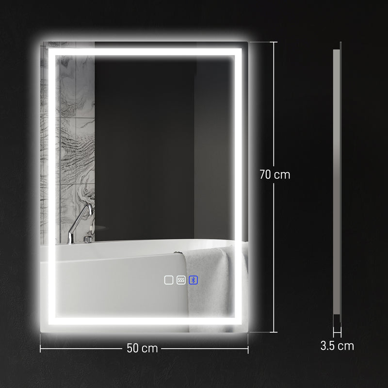 50 x 70 cm backlit LED mirror – image 3