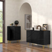 Black gloss hairpin sideboard – image 2