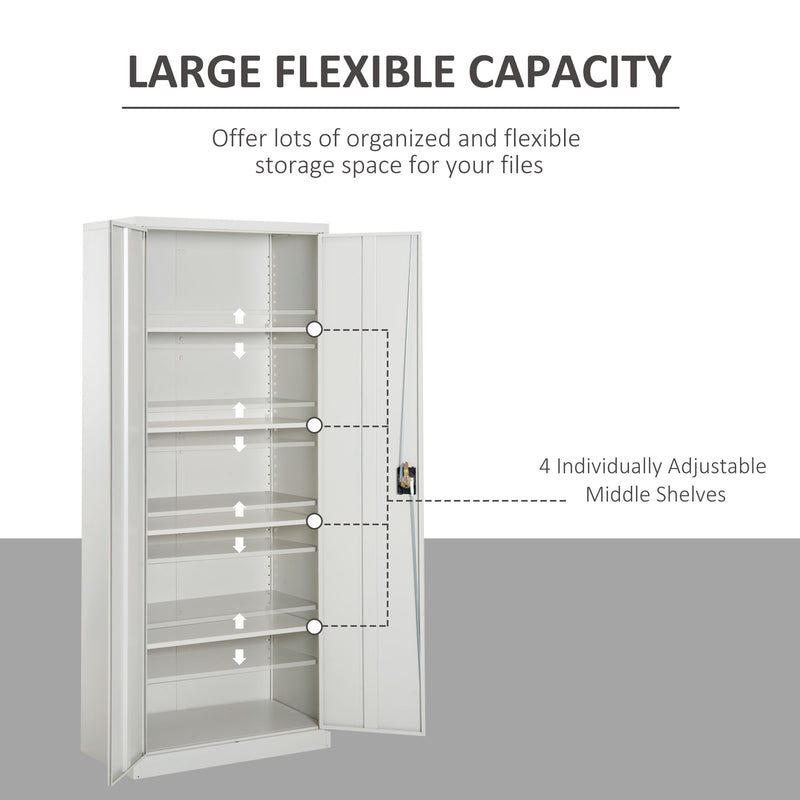Tall steel filing cabinet – image 5