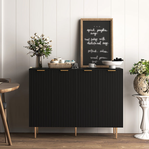 Black 120 cm sideboard – image 2