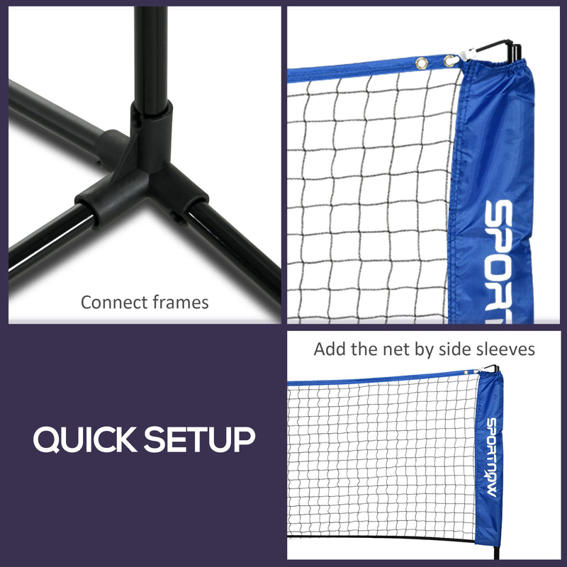 Blue 3 m badminton net – image 6