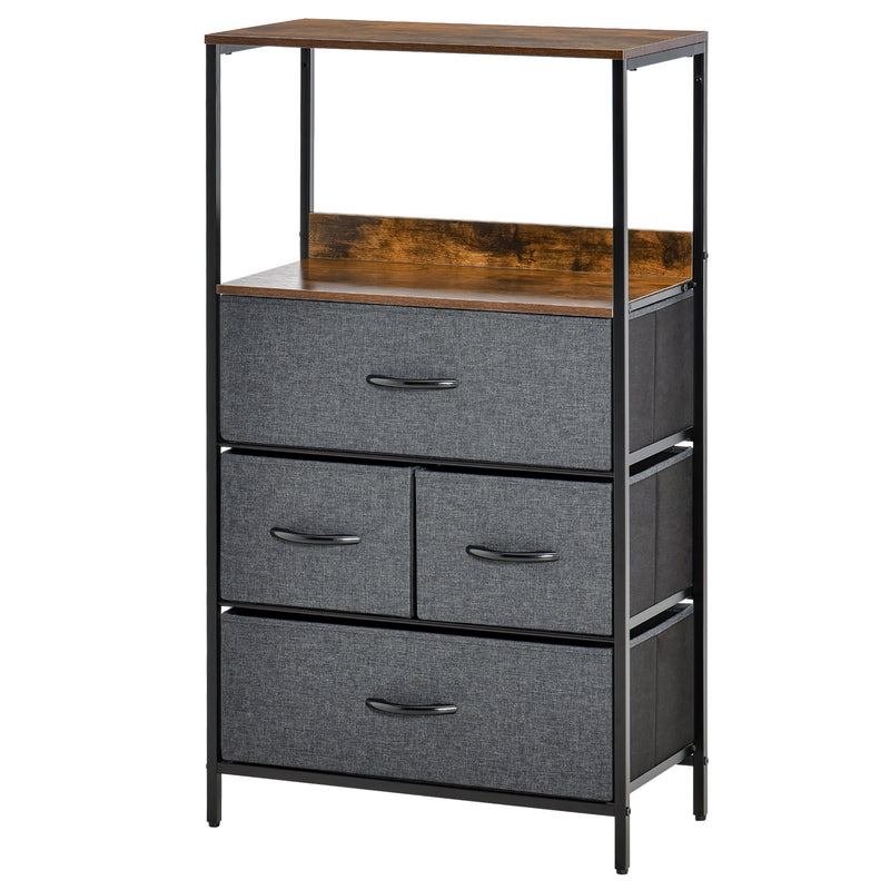 4-drawer fabric storage unit – image 10