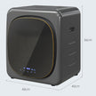 Compact tumble dryer in grey – image 3