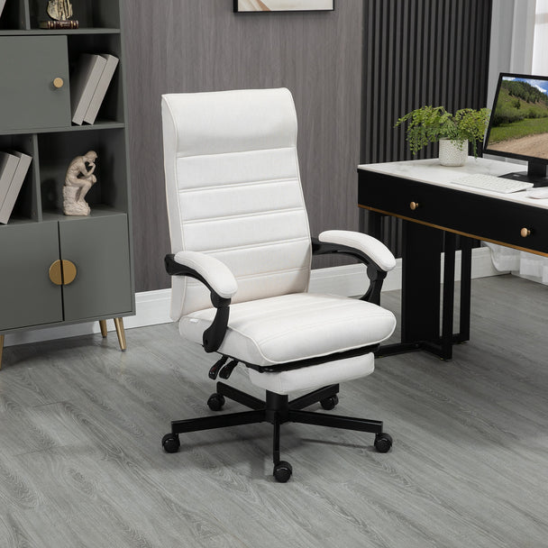 Reclining fabric office chair – image 2