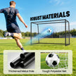 6 x 4ft garden football goal – image 4