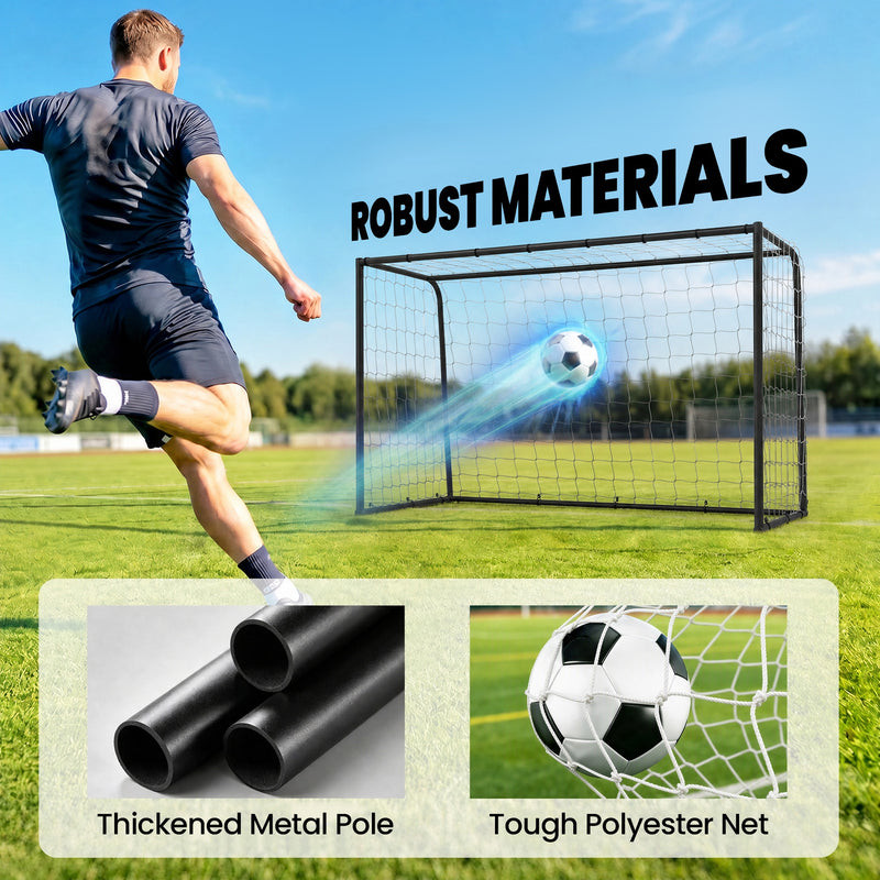 6 x 4ft garden football goal – image 4