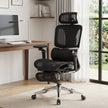 HOMCOM Ergonomic Office Chair, High Back Mesh Desk Chair, Black – view 10