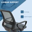 Grey mesh draughtsman chair – image 5