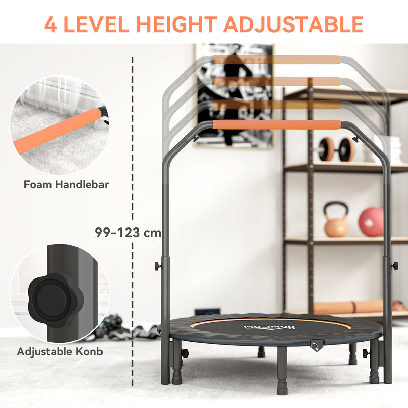 45" foldable fitness trampoline – image 4
