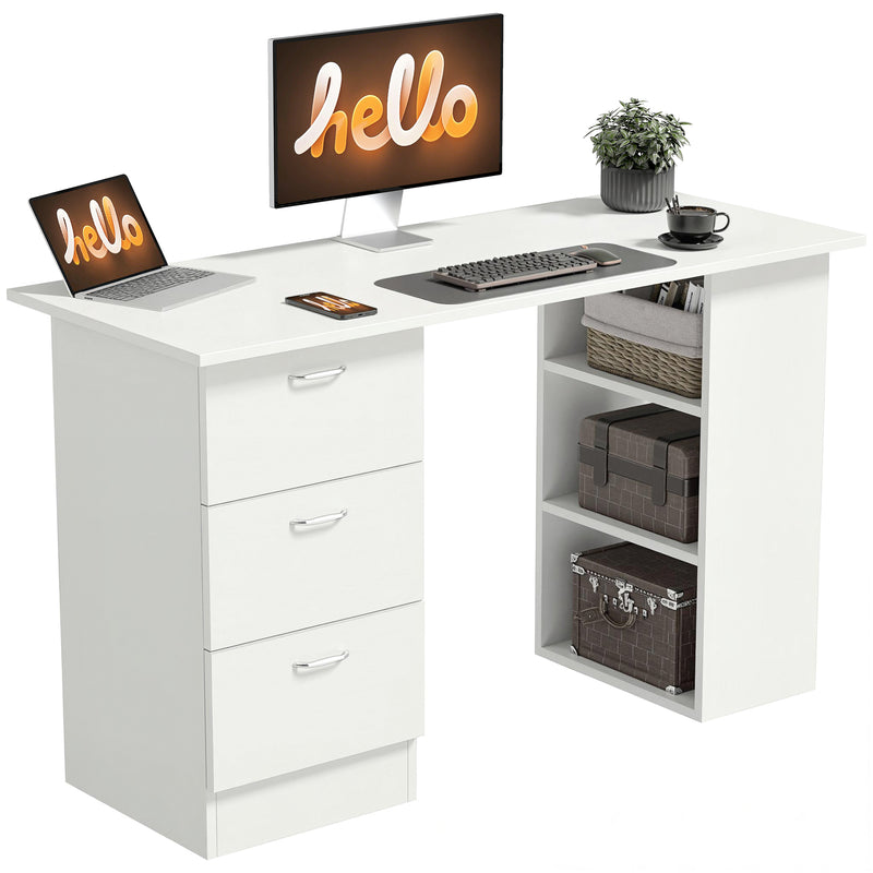 120 cm desk with drawers and shelves – image 10