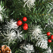 6ft pencil tree with berries and pine cones – image 9