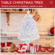2.5ft white tabletop fibre optic tree – image 6