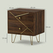 Hairpin leg bedside tables – image 3