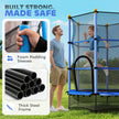 4.6ft kids trampoline – image 4