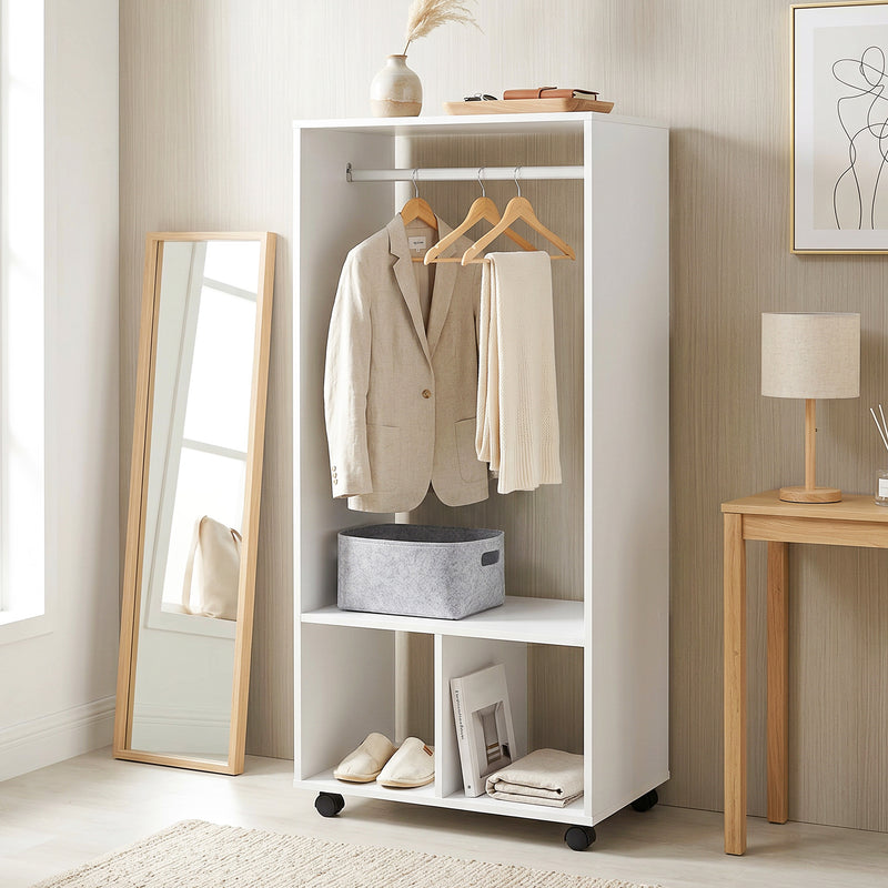 60 cm white open wardrobe – image 8