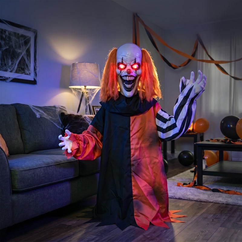 85cm Animated Face-Changing Clown with Glowing Eyes – image 8 of 9