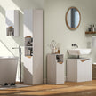 Tall slim 2-door bathroom cabinet – image 7