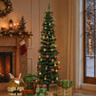 5.5ft snow-dipped pencil Christmas tree – image 8