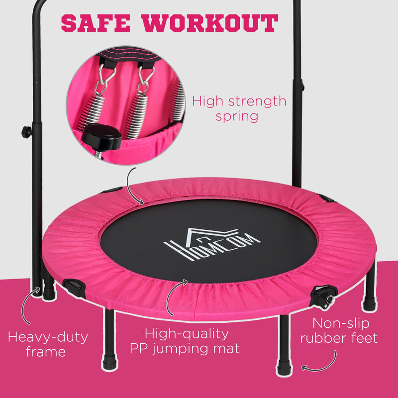 40" foldable fitness trampoline – image 6