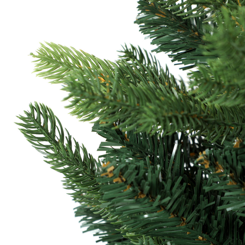 7ft Christmas tree with fir wood base – image 10