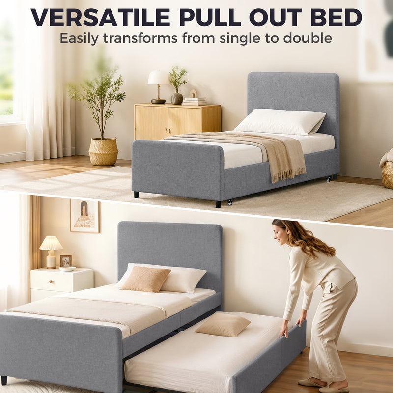 Single trundle bed – image 4