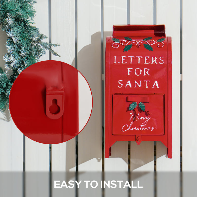 Mounting point on the Christmas postbox