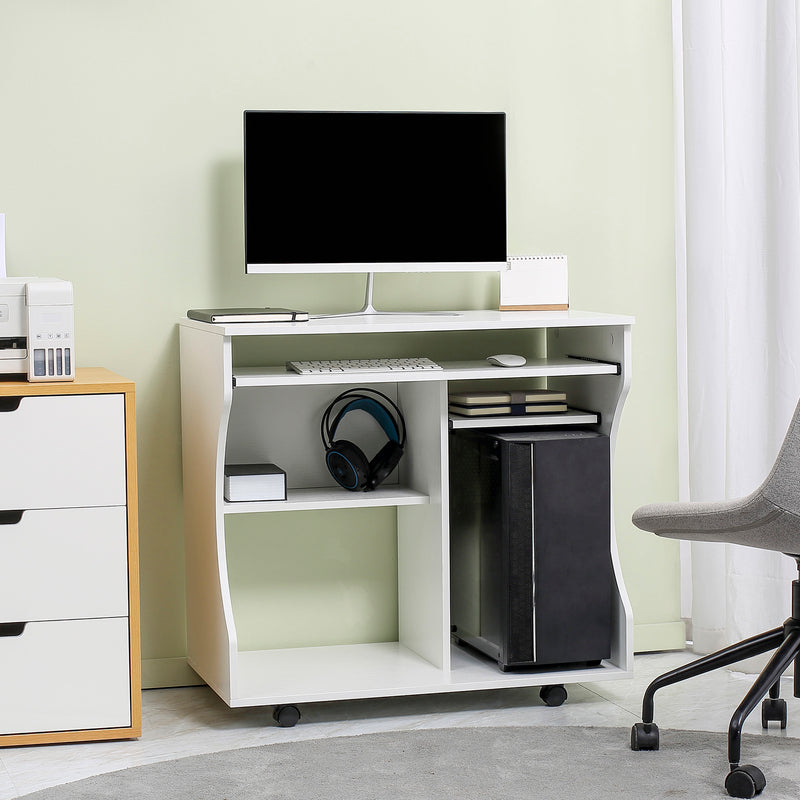 Compact mobile computer desk – image 2
