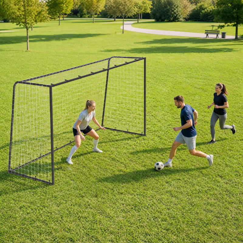 10 x 6.5ft garden football goal – image 7
