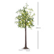Height diagram of the 180cm artificial olive tree