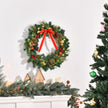 Diagram showing how to shape the wreath branches