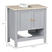 Grey under sink cabinet with legs – image 4