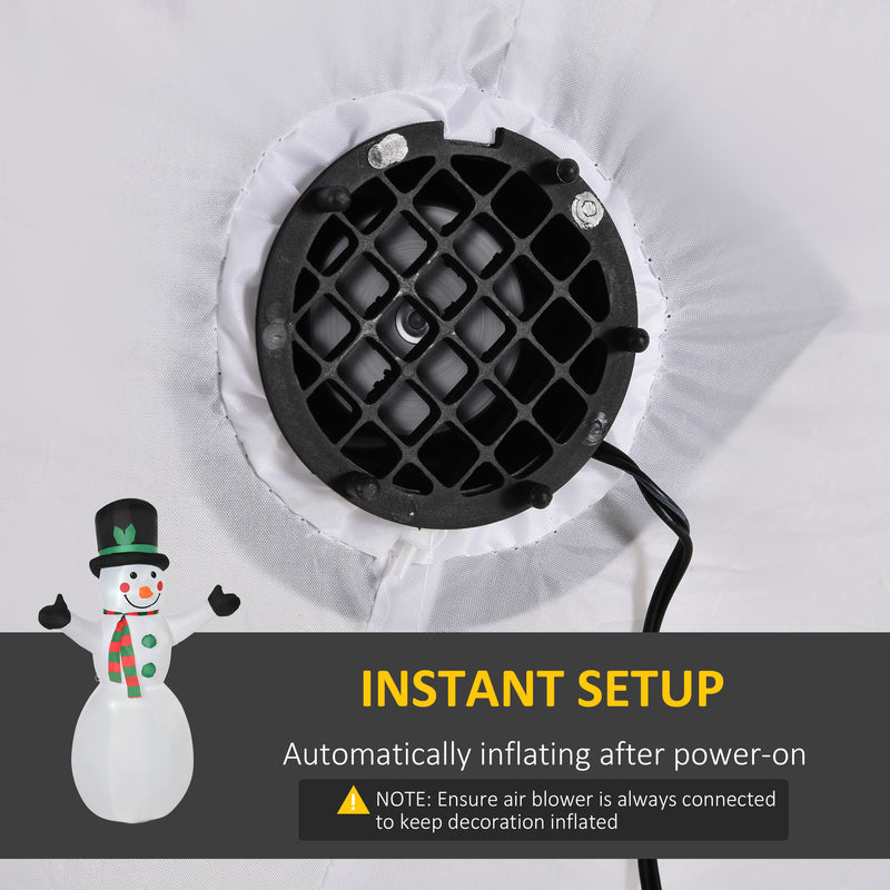 Built-in fan for inflating the display