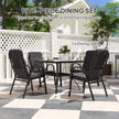 5-piece square dining set – image 5