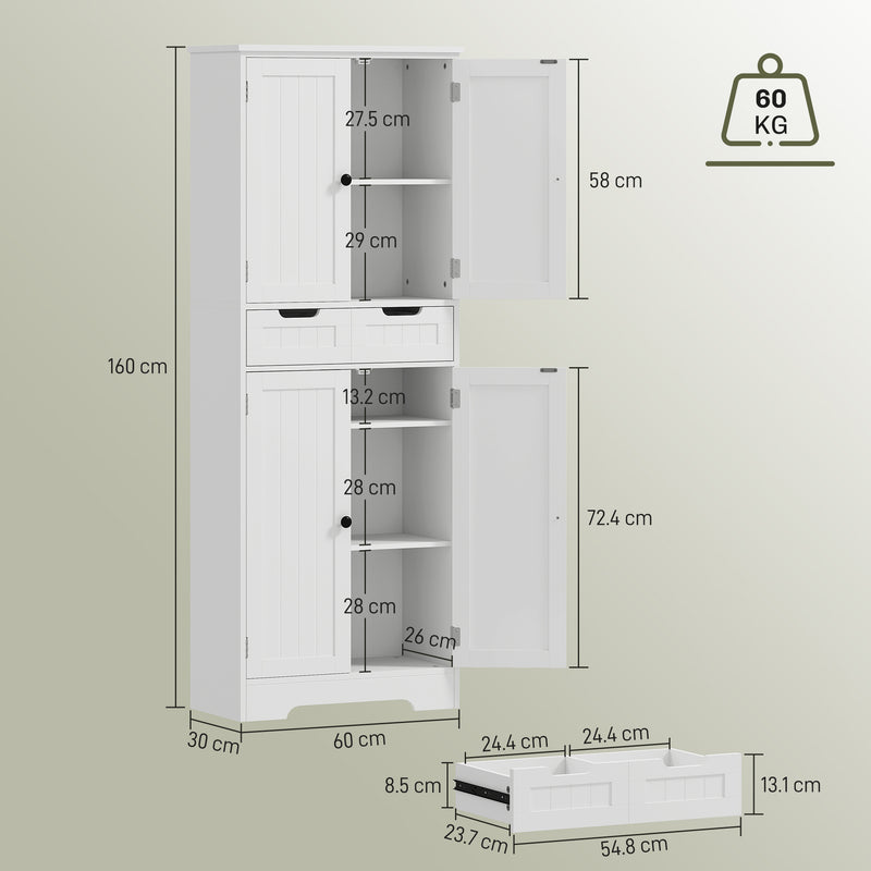 Tall bathroom storage cabinet – image 3