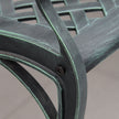 Outsunny Cast Aluminium Garden Bench 2 Seater Antique Loveseat for Outdoor Patio Porch Park, Verdigris – view 6