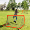 Set of 2 folding football goals – image 2