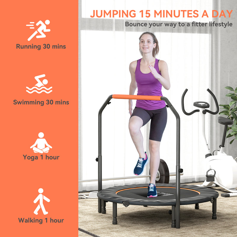 48" foldable fitness trampoline – image 7