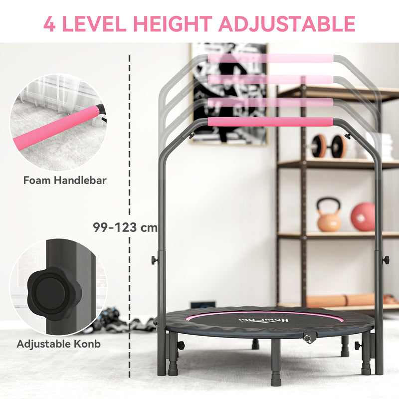 45" foldable fitness trampoline – image 4