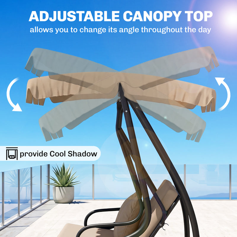 Light brown swing bed – image 5