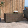 Brown rattan coffee table – image 8