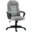 Faux leather office chair – grey – image 10