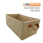 Collapsible Storage Box with Steel Frame and Fabric Drawer