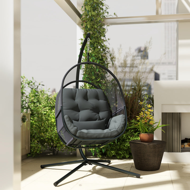 Mesh hanging egg chair – image 9