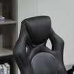 Faux leather swivel office chair – image 8