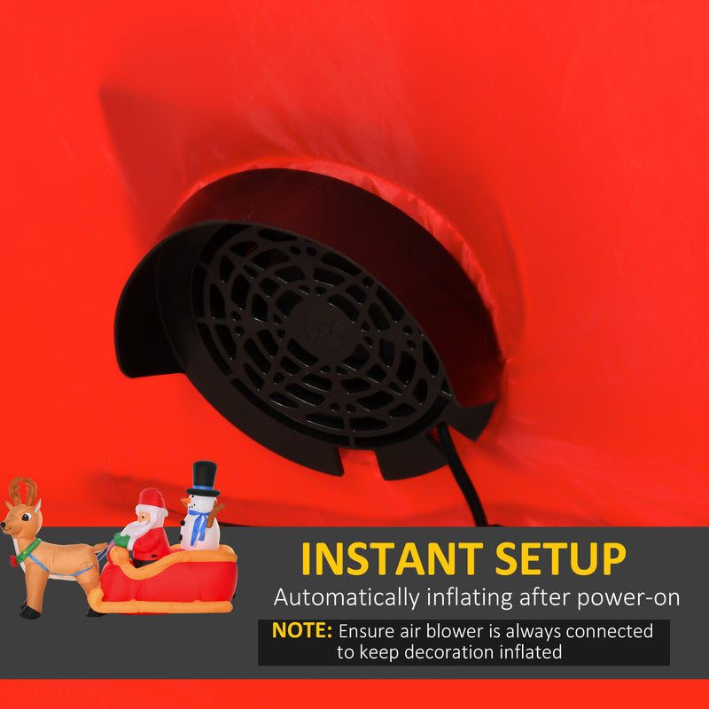 Built-in fan for inflating the display