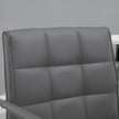 Mid-back faux leather desk chair – image 8