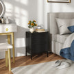 2-drawer fabric bedside chest – image 9
