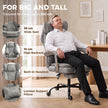 Big and tall wingback office chair – image 4