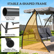 Light grey 2-in-1 swing bed – image 7